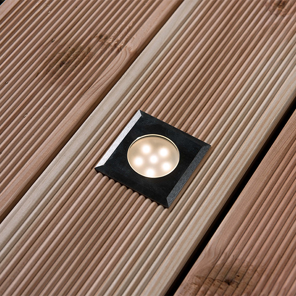 Garden Lights Grondspot 12V | Leda | Warm wit | Zilvergrijs | 1W  LGL00032 - 2