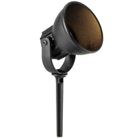Garden Lights Industriële prikspot 12V | Raf | Warm wit | Zwart | 1.8W  LGL00063