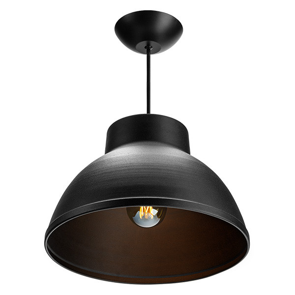 Garden Lights Mats | Industriële Hanglamp | Zwart | 12V | Extra Warm Wit | 4W  LGL00066 - 1