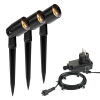 Garden Lights Prikspot Neso 12V | 3000K | IP44 | Zwart | 3x 2W  LGL00069 - 1