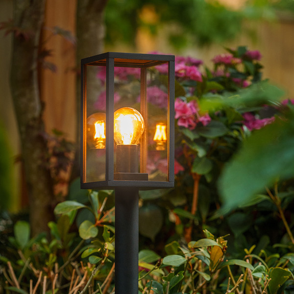 Garden Lights Sokkellamp 12V | Limosa 90 | Extra warm wit | Zwart | 4W  LGL00025 - 4