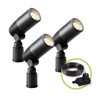 Garden Lights Tuinspot 12V | Alder | Warm wit | Antraciet | 1.8W (3 stuks)  LGL00003