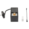 Garden Lights Wandlamp 12V | Columba | Extra warm wit | Zwart | 4W  LGL00022 - 2