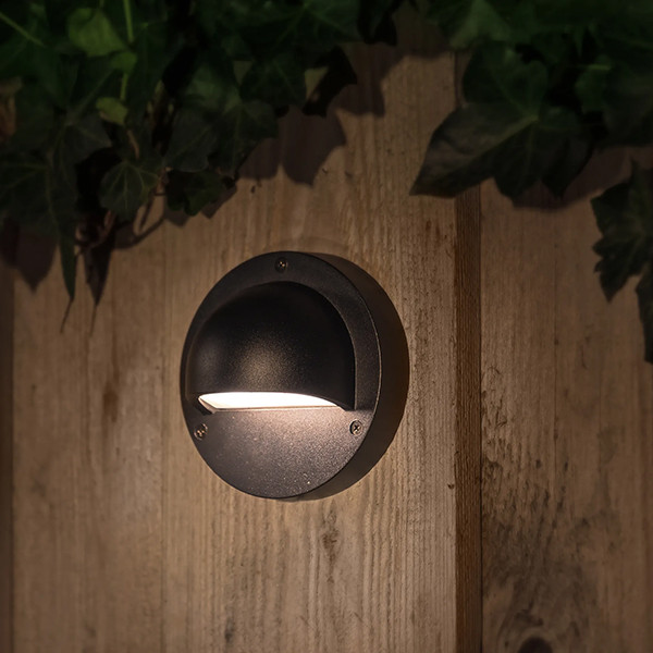 Garden Lights Wandlamp 12V | Deimos | Instelbaar wit | Zwart | 1W  LGL00005 - 3