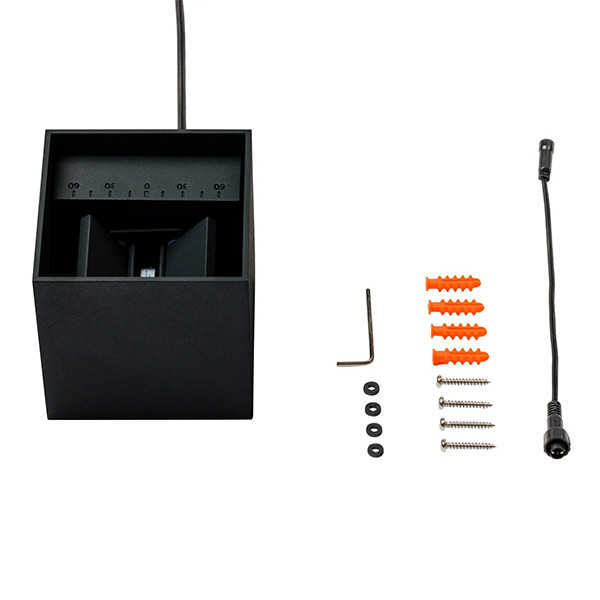 Garden Lights Wandlamp 12V | Mauri | Warm wit | Zwart | 6W  LGL00013 - 2