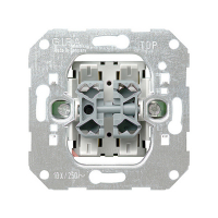 Gira Basiselement wipdrukcontact 10 AX 250 V~ wisseldrukcontact 2-voudig  LGI00060