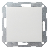 Gira drukvlak- wisselschakelaar zuiver wit glanzend  LGI00035