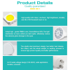 Gledopto GU10 Smart led | PAR16 | Mat | RGB + 2000-6500K | Zigbee | 5W LDR07248 - 3