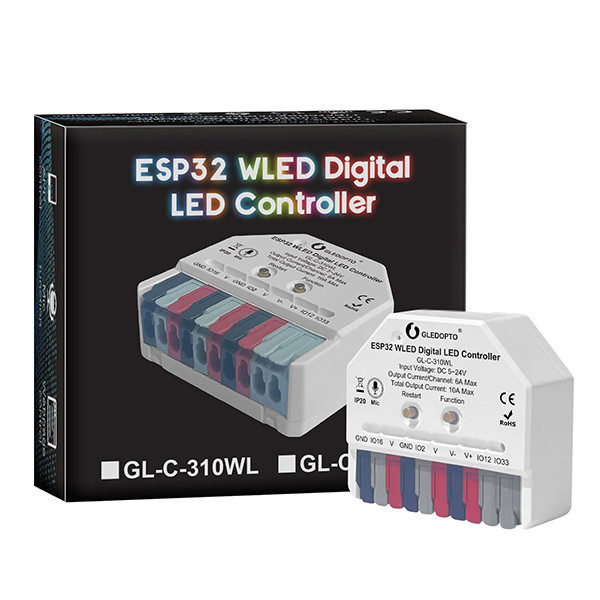 Gledopto WiFi led strip controller | 5V-24V | Gledopto  LDR08197 - 1