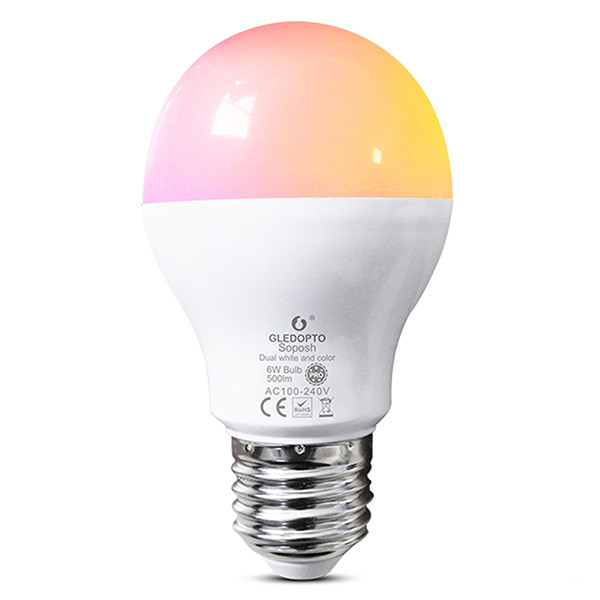 Zigbee E27 lamp RGBWW | Compatible met Philips Hue | Gledopto
