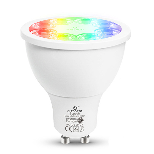 Zigbee LED spot White & | Geschikt voor Philips Hue | (GU10, 4W, Gledopto) Gledopto 123led.nl