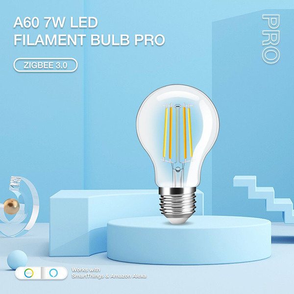 Gledopto Zigbee Led Lamp | E27 | Peer A60 | White Ambiance | Helder | 7W | Gledopto  LDR07241 - 3