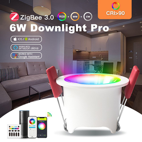 Gledopto Zigbee downlight | Anti-Glare | 6W | 350 lumen | CRI>90 | Gledopto  LDR07245 - 2