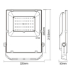 Gledopto Zigbee floodlight RGBWW 60W | Werkt met Philips Hue | Gledopto  LDR08190 - 3