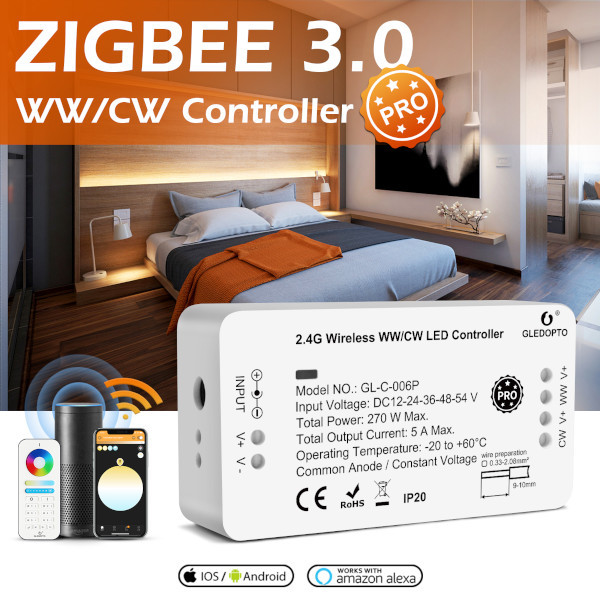 Gledopto Zigbee led strip controller CCT | Werkt met Philips Hue | Gledopto  LDR07211 - 2