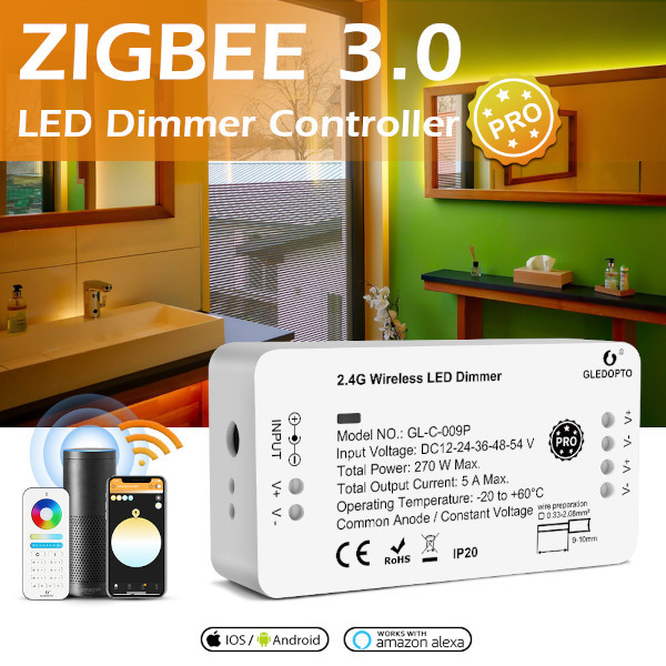 Gledopto Zigbee led strip controller Wit | Werkt met Philips Hue | Gledopto  LDR07212 - 2