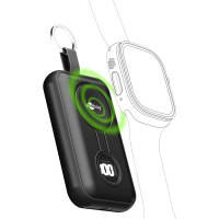 Apple Watch Powerbank | 2500 mAh | Draadloos | USB-C | Magnetisch | Max. 5W | Zwart LDR03657