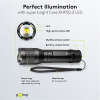 LED zaklamp op batterijen | AAA | 1500 lumen | 300 meter | IPx7 | Zwart LDR03667 - 4