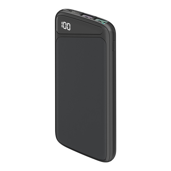 Powerbank | 10.000 mAh | 2x USB-A, 1x USB-C | Power Delivery | Max. 18W | Zwart LDR03652 - 1