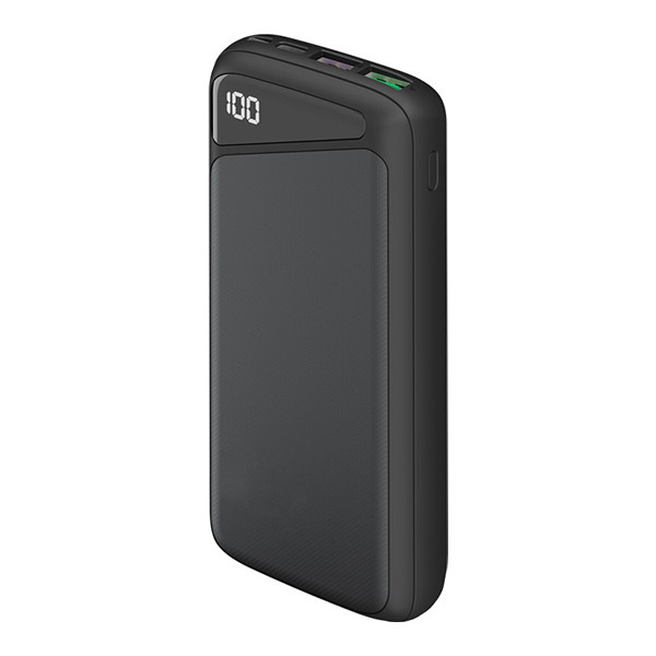 Powerbank | 20.000 mAh | 2x USB-A, 1x USB-C | Power Delivery | Max. 18W | Zwart LDR03653 - 1