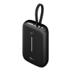 Powerbank met USB-C kabel | 10.000 mAh | 1x USB-A, 1x USB-C | Max. 20W | Zwart LDR03655 - 1