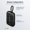 Powerbank met USB-C kabel | 10.000 mAh | 1x USB-A, 1x USB-C | Max. 20W | Zwart LDR03655 - 6