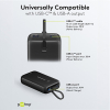 Powerbank met USB-C kabel | 20.000 mAh | 1x USB-A, 1x USB-C | Max. 30W | Zwart LDR03656 - 5