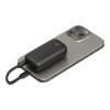 Powerbank met USB-C kabel | 5000 mAh | 1x USB-A, 1x USB-C | Max. 20W | Zwart LDR03654 - 3