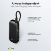 Powerbank met USB-C kabel | 5000 mAh | 1x USB-A, 1x USB-C | Max. 20W | Zwart LDR03654 - 7