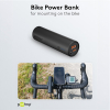 Powerbank met fietshouder | 5000 mAh | USCB-A, USB-C | Zaklamp | Zwart LDR03650 - 4