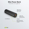 Powerbank met fietshouder | 5000 mAh | USCB-A, USB-C | Zaklamp | Zwart LDR03650 - 6