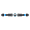 RJ45 koppelstuk voor buiten | CAT6A//FTP | IP68 | Zwart LDR03669 - 1