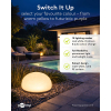 Goobay Solar Bollamp | 2x halfrond | RGB + 1900-6000K | Ø 20 cm | Schemersensor LDR03674 - 7
