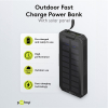 Solar Powerbank | 20.000 mAh | 2x USB-A, 1x USB-C | 18W | Zwart LDR03651 - 2
