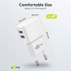 USB-A oplader | 2 poorten | 12W | Wit LDR03638 - 3