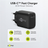 USB-C snellader | 1 poort | 20W | GaN | Power Delivery | Zwart LDR03622 - 3