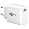 USB-C snellader | 1 poort | 25W | GaN | Power Delivery | Wit LDR03685 - 1