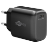 USB-C snellader | 1 poort | 25W | GaN | Power Delivery | Zwart LDR03686 - 1
