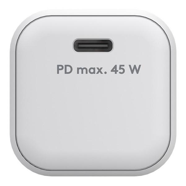 USB-C snellader | 1 poort | 45W | GaN | Power Delivery | Wit LDR03627 - 2