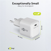 USB-C snellader | 1 poort | 45W | GaN | Power Delivery | Wit LDR03627 - 4