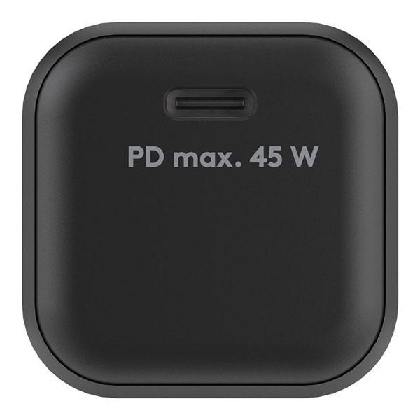 USB-C snellader | 1 poort | 45W | GaN | Power Delivery | Zwart LDR03626 - 2