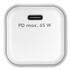 USB-C snellader | 1 poort | 65W | GaN | Power Delivery | Wit LDR03631 - 2