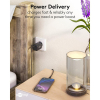 USB-C snellader | 1 poort | 65W | GaN | Power Delivery | Zwart LDR03675 - 8