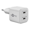 USB-C snellader | 2 poorten | 35W | GaN | Power Delivery | Wit LDR03625 - 1
