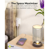 USB-C snellader | 2 poorten | USB-A & USB-C | 65W | GaN | Power Delivery | 90°  flat | Wit LDR03679 - 3