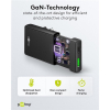 USB-C snellader | 2 poorten | USB-A & USB-C | 65W | GaN | Power Delivery | 90°  flat | Zwart LDR03680 - 4