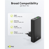 USB-C snellader | 2 poorten | USB-A & USB-C | 65W | GaN | Power Delivery | 90°  flat | Zwart LDR03680 - 7
