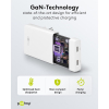 USB-C snellader | 2 poorten | USB-C | 65W | GaN | Power Delivery | 90°  flat | Wit LDR03682 - 4
