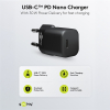 USB-C snellader Nano | 1 poort | 30W | GaN | Power Delivery | Zwart LDR03647 - 2