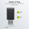 USB A naar USB C adapter | USB 3.0 | Zwart LDR03671 - 4